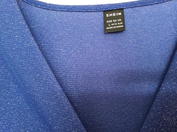 Dress royal blue glitter size L