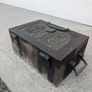 3x Antique Victorian Cast Iron Strong Boxes (c.1850) Heavy Duty and Rare Image 3