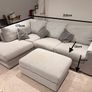 Corner couch (Harvey Norman Chase) incl foot stool Image 2