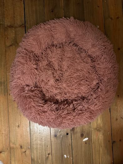 Pink Dog Fluffy bed