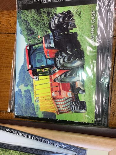 Tractor handmade metal signs