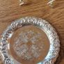 silver plated coasters Image 2