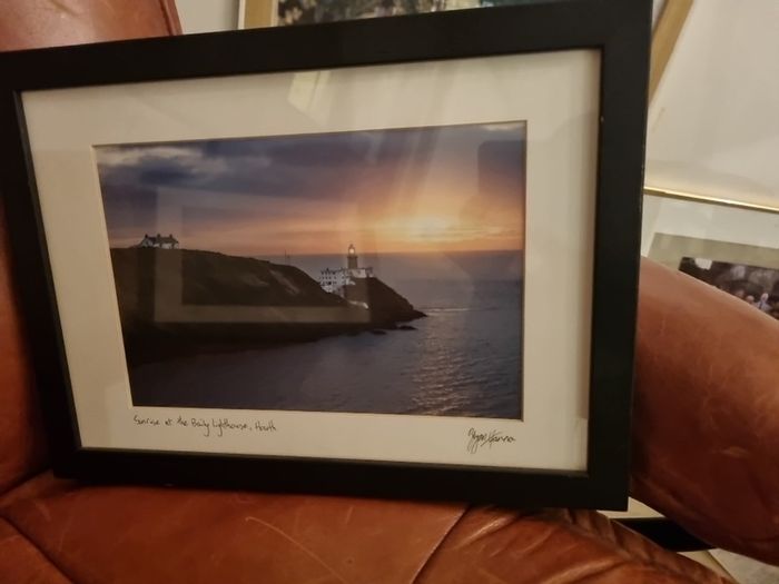 Framed pictures (2) Bailey Lighthouse /Poppy Field