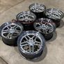18" Inch Strom DS05 Drift Wheels 5x114.3 Nissan silvia skyline RX7 MX5 R32 R33 lexus IS200 Image 3