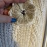 Cream of Denmark cape linen & mohair  Postage included Image 4