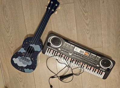 Little piano and guitar