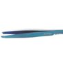 Professional Eyebrow Tweezers with Comb ingrown Hair Plucker Eyelashes Extension Placer Slanted tip Depletion Tool Plucking Tweezers Personal Grooming Instruments Stainless Steel from Real Edge (Blue) Image 3