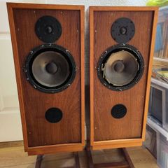 Handmade 1970s speaker cabinets for restoration