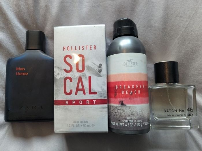 Hollister, Abercrombie & Fitch, Zara