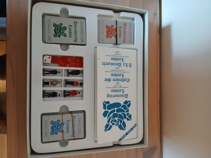 vintage discovering london board game