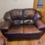 Two seater couch & recliner armchair Image 2