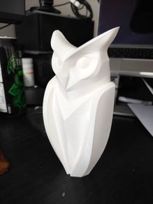 3d Printed decorative Owl