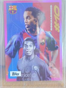Ronaldinho Barcelona team set Topps