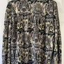 Size 12 Grey/Beige/Green Blouse by B Young Image 5
