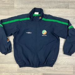 Vintage 2000 Umbro Ireland Track Jacket Mens S/M