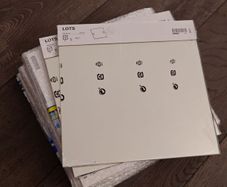 Mirrors: 8x Packs of IKEA LOTS (BLODLONN) 30x30 cm Square Glass Mirrors + Spacers