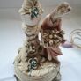 Ornate lamp with shade in working order Image 5