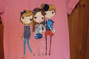 Short sleeve top, cute embellishments Age 13- 14