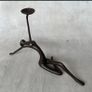 Abstract Candle Holder - Bronze Image 2