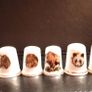 Collection of Assorted Bone China  Animal Themed Thimbles Image 2