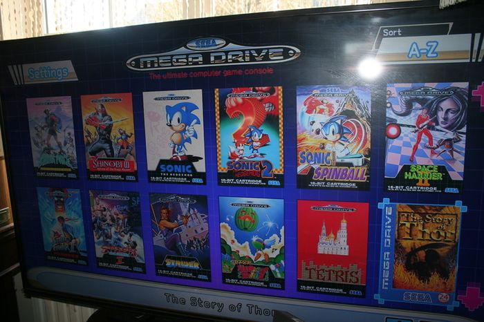 Sega Mega Drive Mini Console 40 Classic Built In Games
