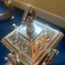 Vintage 50's 4 pce Chrome Companion Set on Stand Image 3