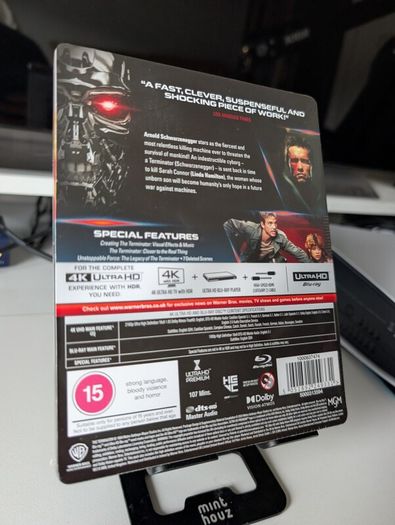 The Terminator 4K Blu Ray Steelbook SEALED