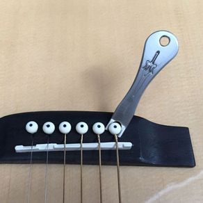 Acoustic Guitar bridge pin puller tool