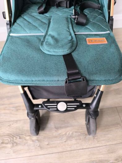 Lejoux travel stroller green and gold