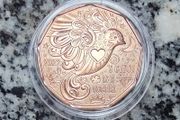 Austria 5 Euro Copper (.999) Uncirculated Coin 2022 - Happiness is a Bird - New Year Coins