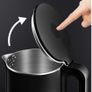 Black Electric Kettle 1.7L Smart Tea Pot Image 3
