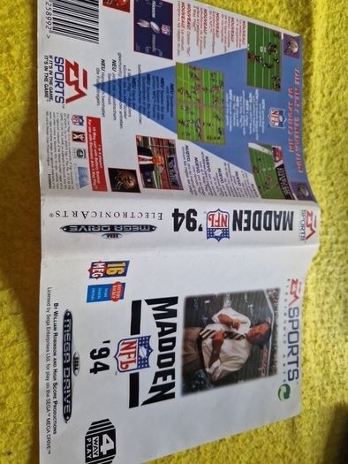 NFL Madden 94 1994 Mega Drive Arcade Retro Games Original