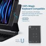 PITAKA iPad Pro 11 Case, Magnetic Wireless Charging Case for iPad Pro 4th/3rd Generation, Magic Keyboard Compatible Case Support Apple Pencil 2 Charging, Aramid Fibre Made [MagEZ Case Pro] Black - RRP 120+ Euro! Image 9