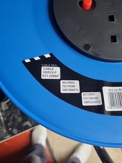50m Cable Extension Reel