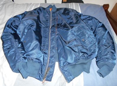 Alpha Industries MA-1 Bomber Jacket Blue