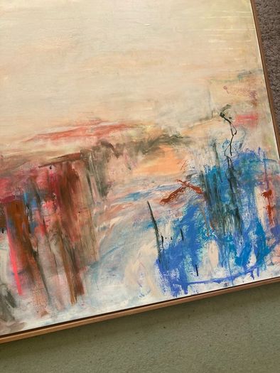 XL Framed Original Art Original Abstract Painting