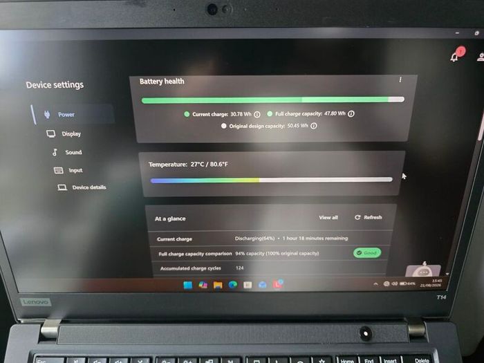 Lenovo Thinkpad T14 Gen 2 I7-1185G7 | 48GB | MX450 | 512GB | 4k