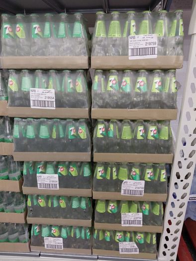 Glass pub bottles