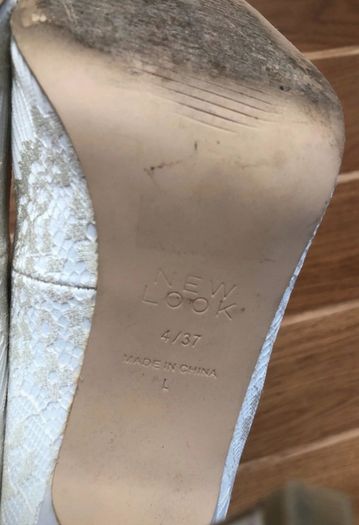 new look ivory heels