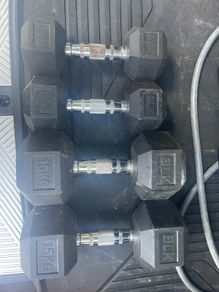 Collection of dumbells