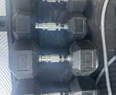 Collection of dumbells