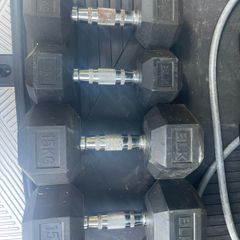 Collection of dumbells