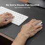 Desk Pad Protector,Mouse Pad,Office Desk Mat,Non-Slip PU Leather Desk Blotter,Laptop Desk Pad,Waterproof Desk Writing Pad for Office and Home 60cm x 35cm, Gray Image 3