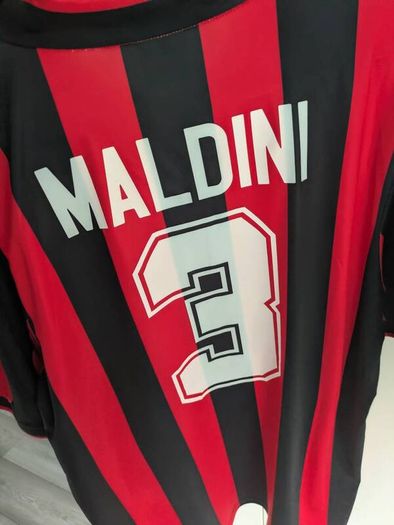 Retro AC Milan Home Kit 1990's - Maldini 3