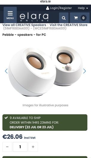 Creative MF1680 speaker