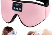 Sleep Headphones,3D SleepMask Bluetooth Sleeping Headphoens Built-in Comfortable HD Speakers for Side Sleeper Airplane,Cool TechGadgets Unique Christmas Birthday Gifts for Girls/Boys/Women/Mom/Adults MULTIPLE COLOURS AVAILABLE, SEE PHOTOS (FREE POSTAGE)