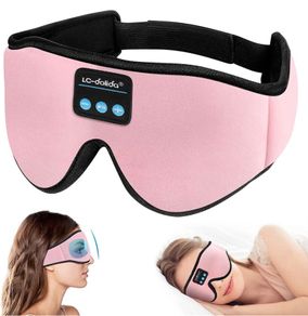 Sleep Headphones,3D SleepMask Bluetooth Sleeping Headphoens Built-in Comfortable HD Speakers for Side Sleeper Airplane,Cool TechGadgets Unique Christmas Birthday Gifts for Girls/Boys/Women/Mom/Adults MULTIPLE COLOURS AVAILABLE, SEE PHOTOS (FREE POSTAGE)
