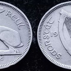 [#252] - Ireland 1933 | Irish 3d | Three Pence | Hare | KM.4