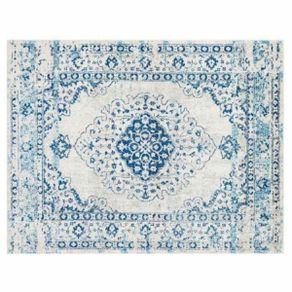 Cotton Arab Chenille Blue Rug 160 x 230  FREE DELIVERY