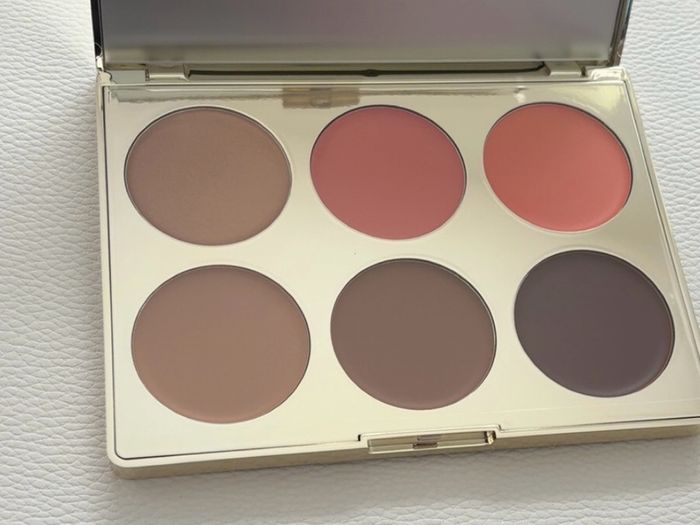 Iconic London Multi-Use Cream Blush, Bronze & Highlight Palette 6 x 3.2g